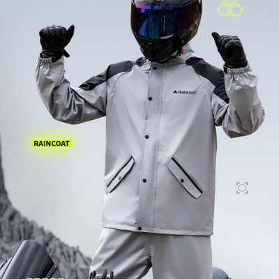 Men's Take-out Rider Adult Motorcycle Rainproof  Motorcycle Raincoat